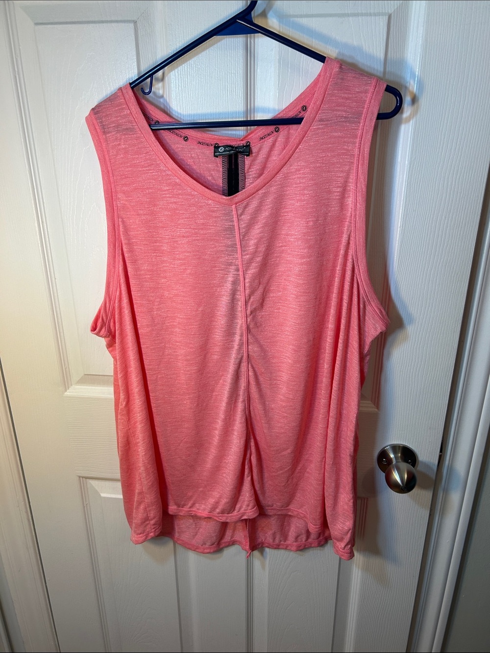 Pennington’s Active Zone activewear Coral Pink Sleeveless Tank Top size 2X